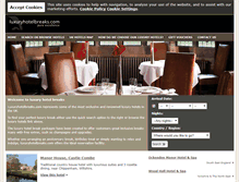 Tablet Screenshot of luxuryhotelbreaks.com